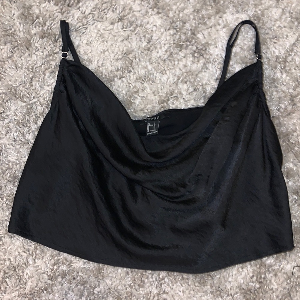 Silk forever 21 top with adjustable straps.
